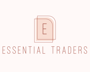 Nude Fashion Feminine Frame  logo design