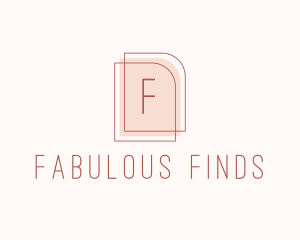 Nude Fashion Feminine Frame  logo design