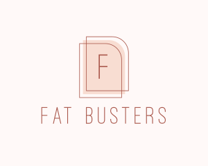 Nude Fashion Feminine Frame  logo design