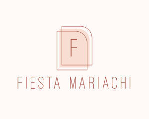 Nude Fashion Feminine Frame  logo design