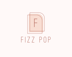 Nude Fashion Feminine Frame  logo design