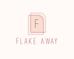 Nude Fashion Feminine Frame  logo design