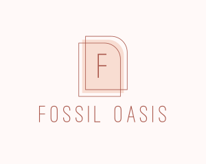 Nude Fashion Feminine Frame  logo design