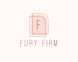 Nude Fashion Feminine Frame  logo design