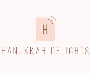 Nude Fashion Feminine Frame  logo design