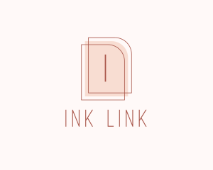 Nude Fashion Feminine Frame  logo design