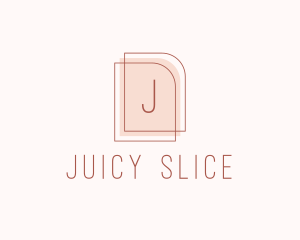 Nude Fashion Feminine Frame  logo design