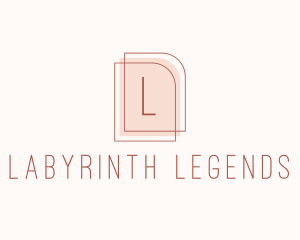 Nude Fashion Feminine Frame  logo design