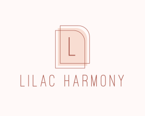 Nude Fashion Feminine Frame  logo design