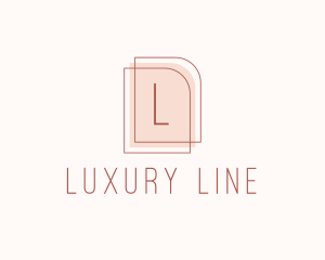 Nude Fashion Feminine Frame  logo design