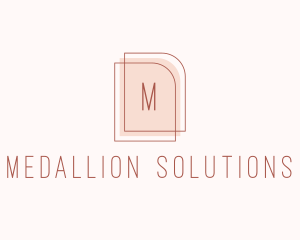 Nude Fashion Feminine Frame  logo design