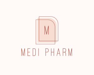 Nude Fashion Feminine Frame  logo design