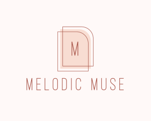 Nude Fashion Feminine Frame  logo design