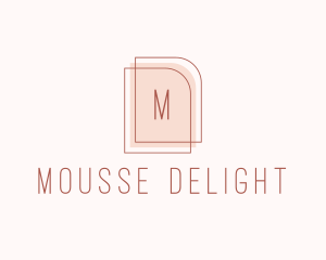 Nude Fashion Feminine Frame  logo design