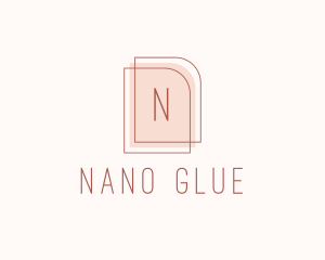 Nude Fashion Feminine Frame  logo design