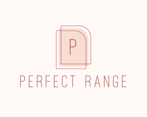 Nude Fashion Feminine Frame  logo design