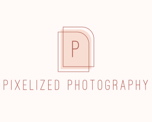 Nude Fashion Feminine Frame  logo design