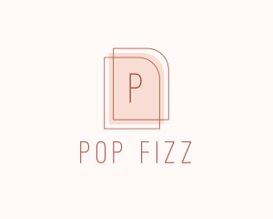 Nude Fashion Feminine Frame  logo design