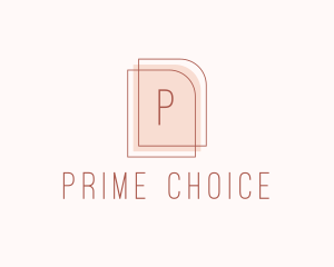 Nude Fashion Feminine Frame  logo design