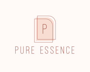 Nude Fashion Feminine Frame  logo design