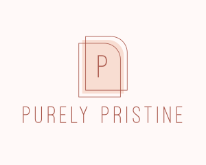 Nude Fashion Feminine Frame  logo design