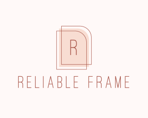 Nude Fashion Feminine Frame  logo design