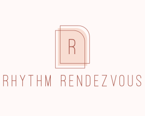 Nude Fashion Feminine Frame  logo design