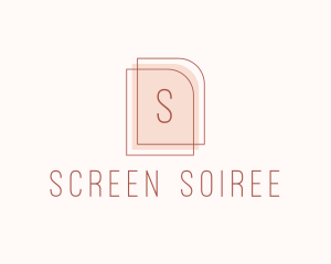 Nude Fashion Feminine Frame  logo design