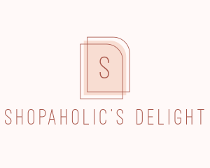 Nude Fashion Feminine Frame  logo design