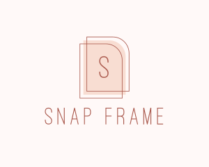 Nude Fashion Feminine Frame  logo design