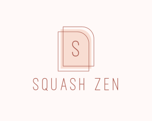 Nude Fashion Feminine Frame  logo design