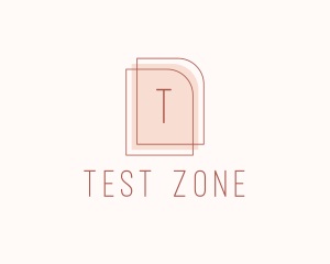 Nude Fashion Feminine Frame  logo design