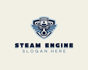 Automotive Engine Mechanic logo design