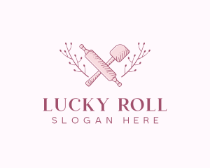 Rolling Pin Spatula Baker logo design