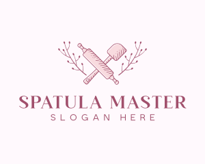 Rolling Pin Spatula Baker logo design