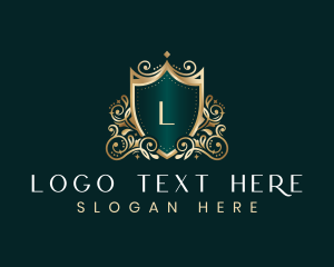 Luxury Shield Crest Logo