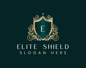 Luxury Shield Crest logo design