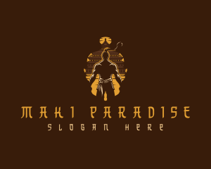 Kungfu Monk Temple  logo design