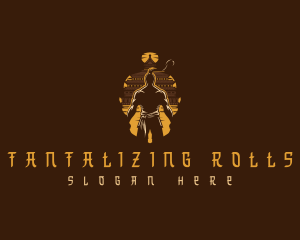 Kungfu Monk Temple  logo design