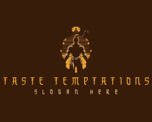 Kungfu Monk Temple  logo design