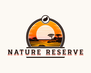 South Africa Nature Park logo design