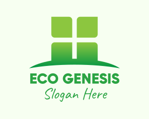 Green Organic Company logo design