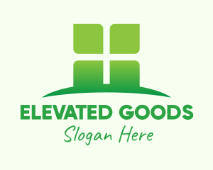 Green Organic Company logo design