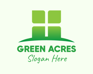 Green Organic Company logo design