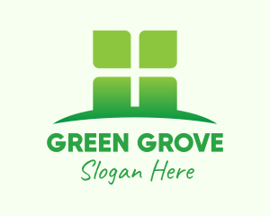 Green Organic Company logo design