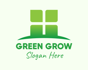 Green Organic Company logo design