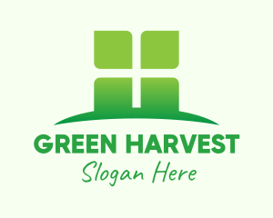 Green Organic Company logo design