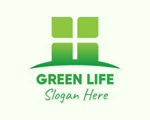 Green Organic Company logo design