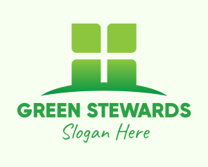 Green Organic Company logo design