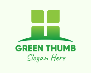 Green Organic Company logo design